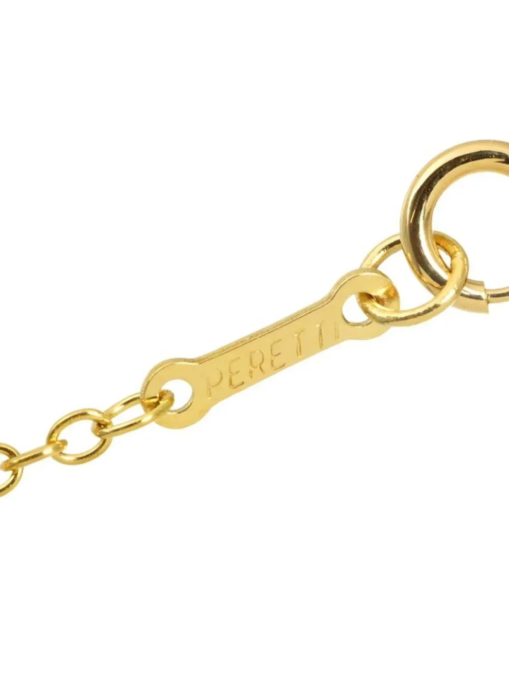 Tiffany & Co Infinity Cross Long Necklace 66 18k YG Yellow Gold
